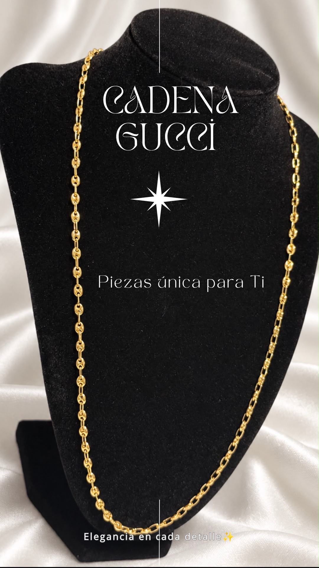 Cadena Gucci de oro